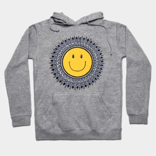 Smiley Face Mandala Hoodie